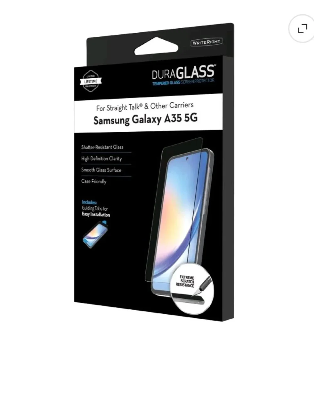 Dura Glass Tempered Glass Screen Protector Samsung Galaxy A35 5G New